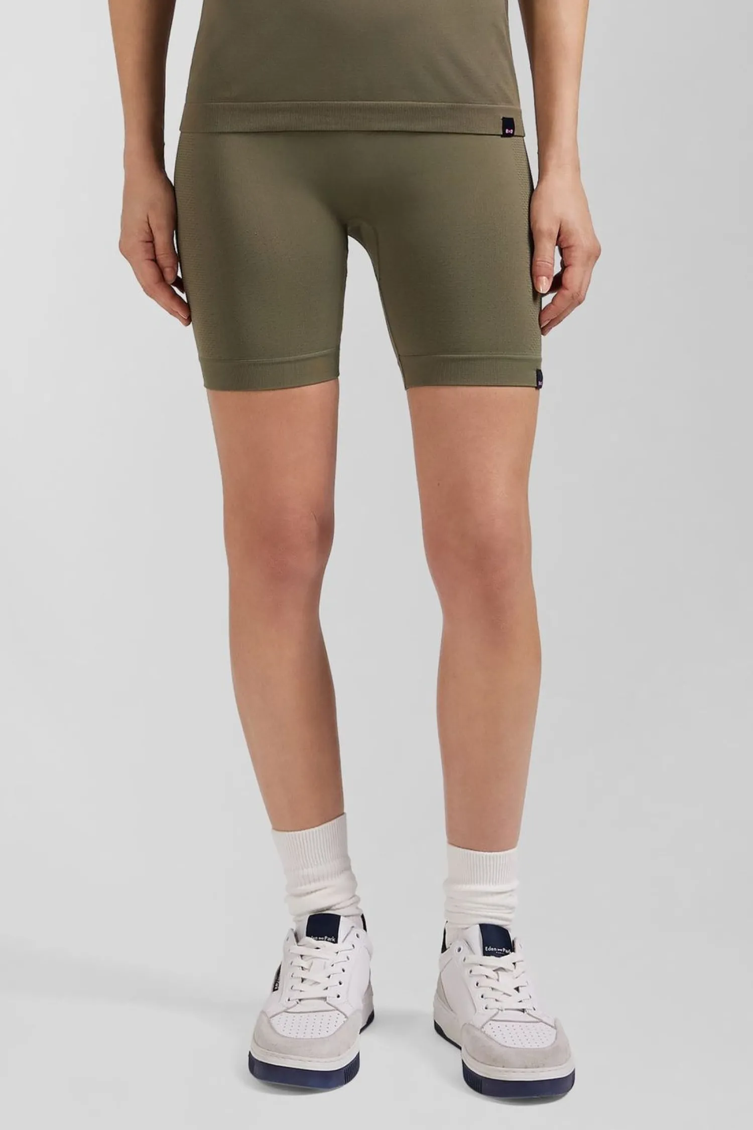Clearance Cycite De port tretch Kaki Femme Pantalons Et Shorts