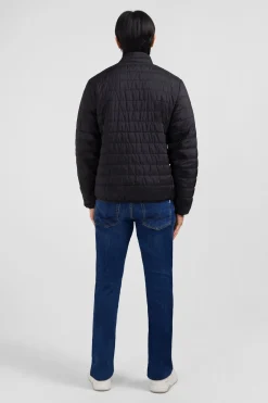 Doudoune egere A anche ongue Noir Homme Manteaux Et Vestes