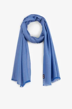 Sale Echarpe Bleue Unie Homme Echarpes & Chèches