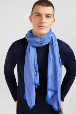 Sale Echarpe Bleue Unie Homme Echarpes & Chèches