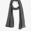 Discount Echarpe Bleu Marine Unie Homme Echarpes & Chèches