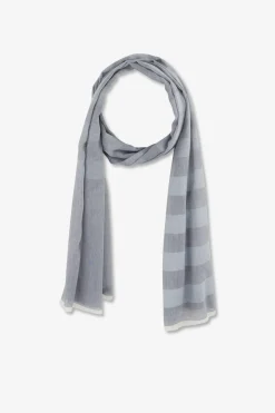 Discount Echarpe Cerclee Bleu Gris Homme Echarpes & Chèches