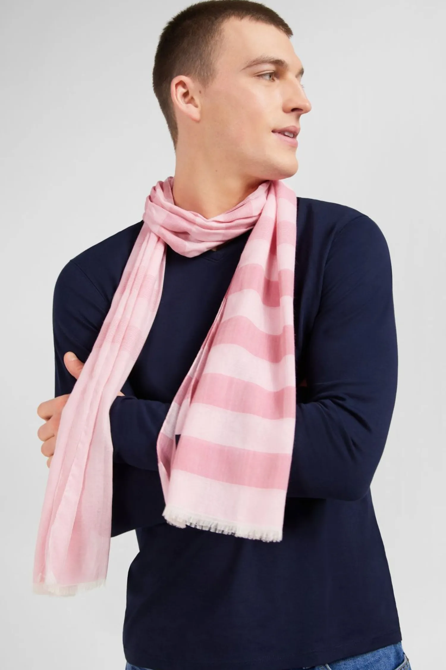 Outlet Echarpe Cerclee Rose Homme Echarpes & Chèches