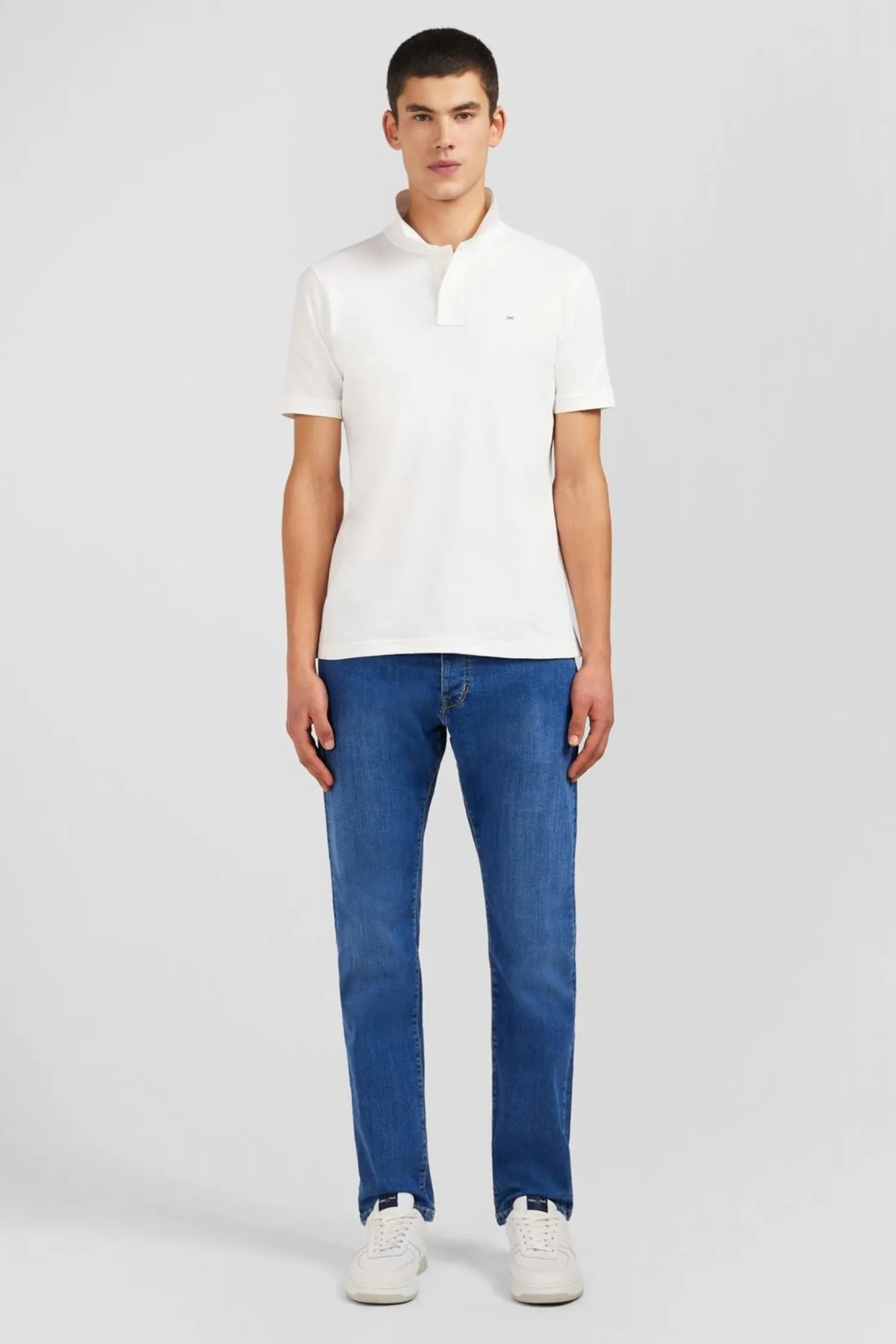 Clearance Jean Bleu En Coton Stretch Homme Pantalons