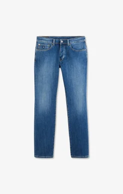Clearance Jean Bleu En Coton Stretch Homme Pantalons