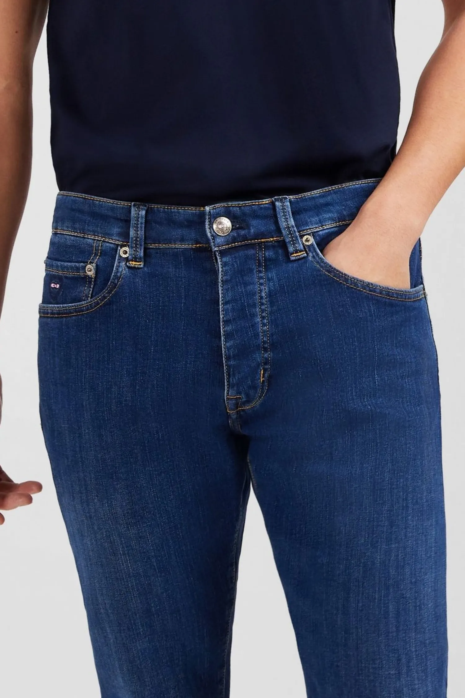 Best Jean Bleu En Coton Stretch Homme Pantalons