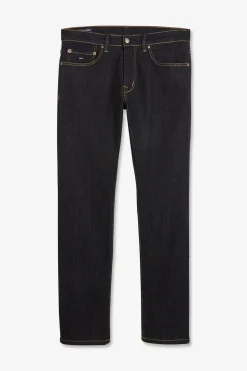 Jean Bleu Fonce 5 Poches Homme Pantalons