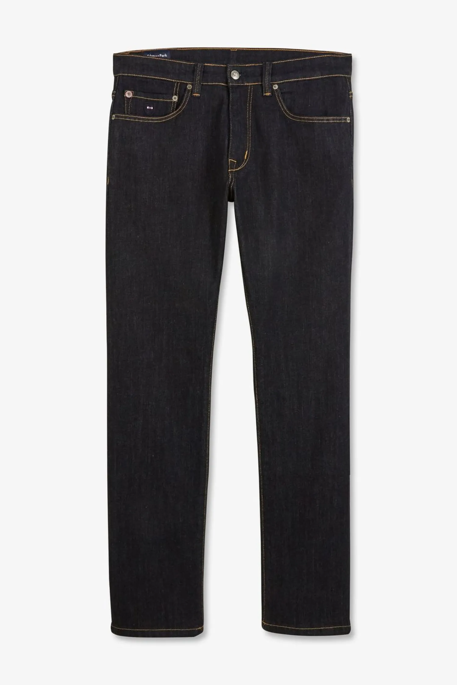 Jean Bleu Fonce 5 Poches Homme Pantalons
