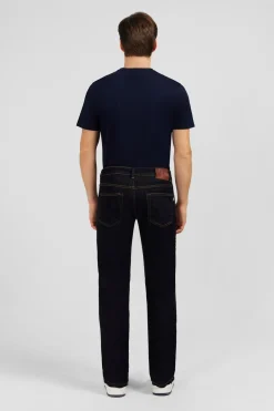 Best Jean Bleu Marine En Coton Extensible Homme Pantalons