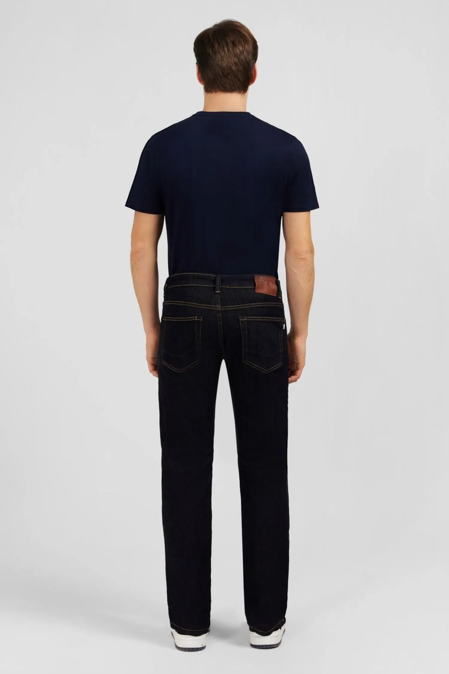 Best Jean Bleu Marine En Coton Extensible Homme Pantalons