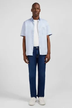 Hot Jean Brut En Coton Denim Stretch Coupe Regular Homme Pantalons