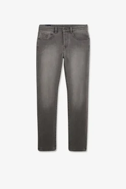 Online Jean Gris 5 Poches Homme Pantalons