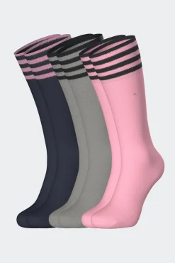 Lot De 2 Paires De Chaussettes Basses A Details Tricolores En Coton Stretch Homme Chaussettes