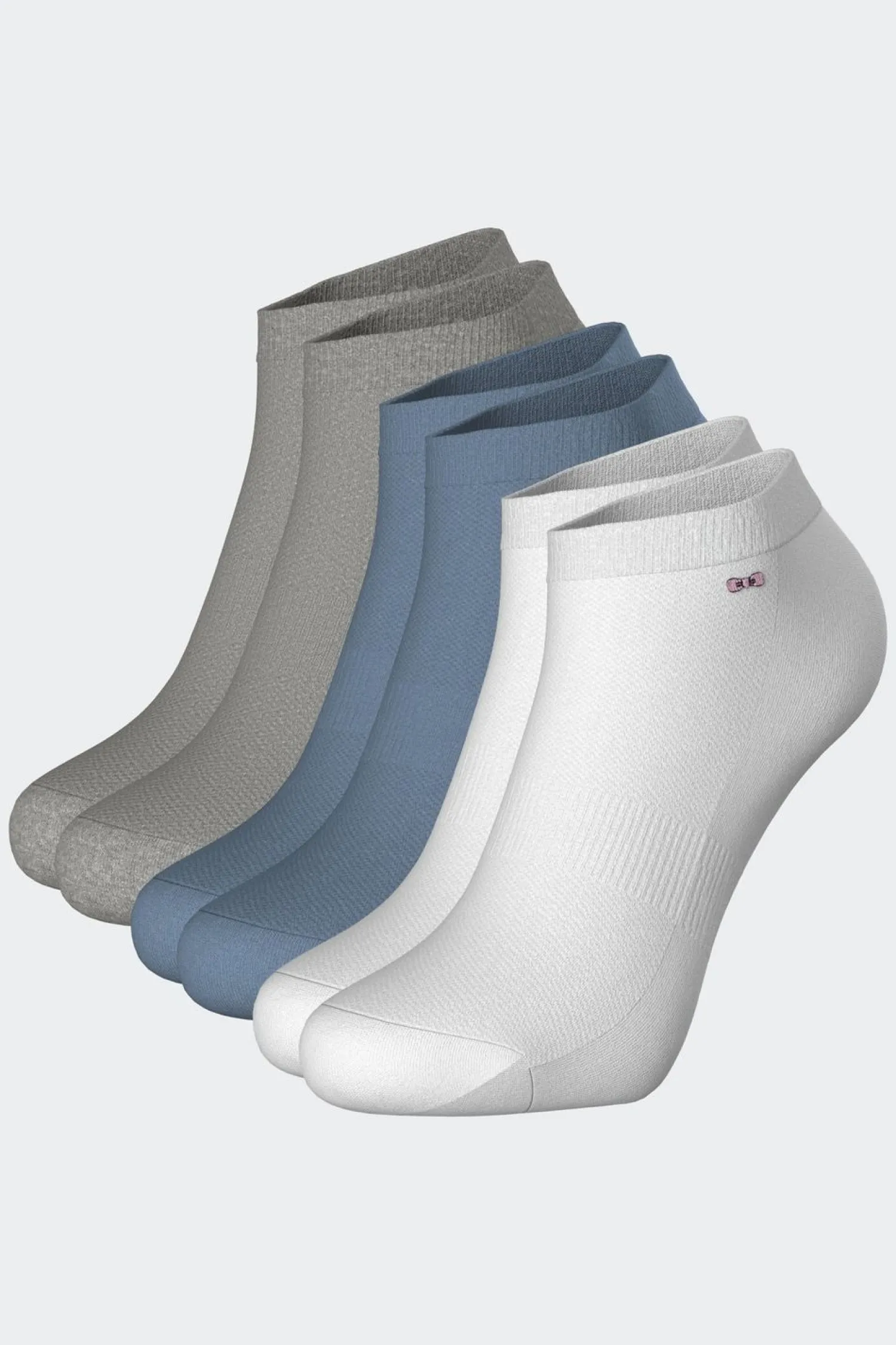Hot Lot De 3 Paires De Chaussettes Basses En Coton Stretch Homme Chaussettes