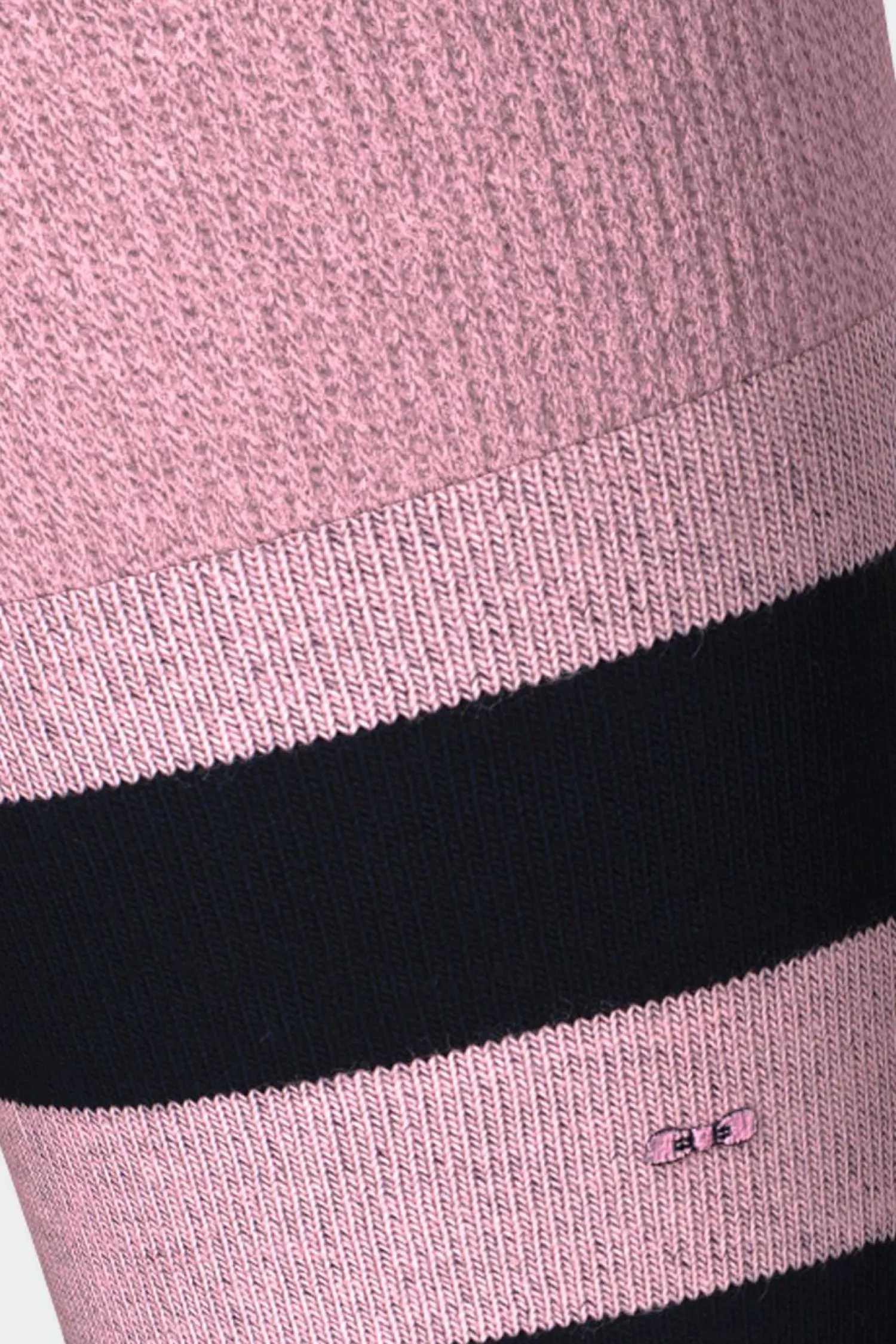 Outlet Lot De 3 Paires De Chaussettes Cerclees Rose En Coton Stretch Homme Chaussettes