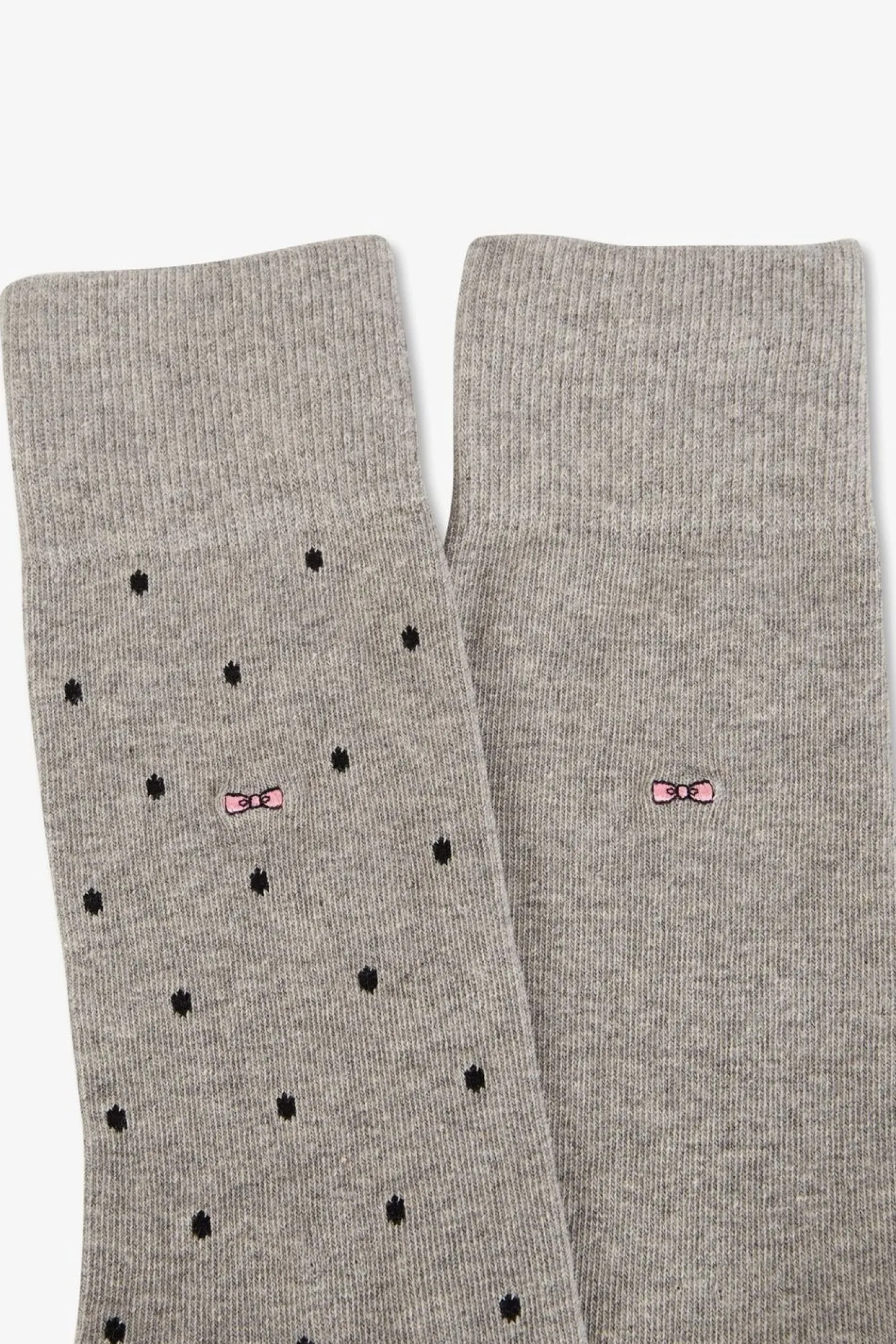 Lot De 2 Paires De Chaussettes Grises En Coton Stretch Homme Chaussettes