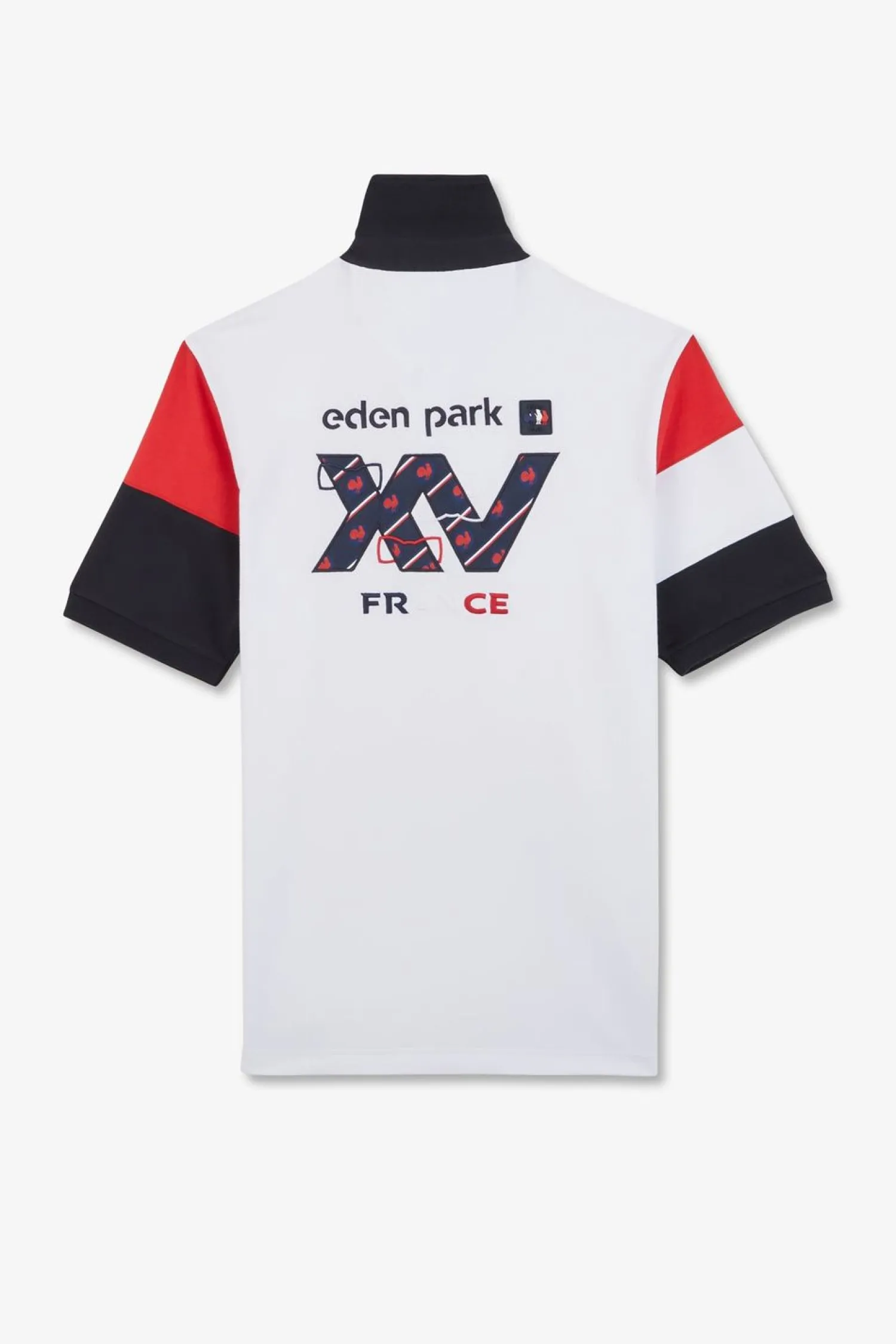 aiot Banc Coorbock anche Courte A Broderie Xv De France Homme Maillots De Rugby
