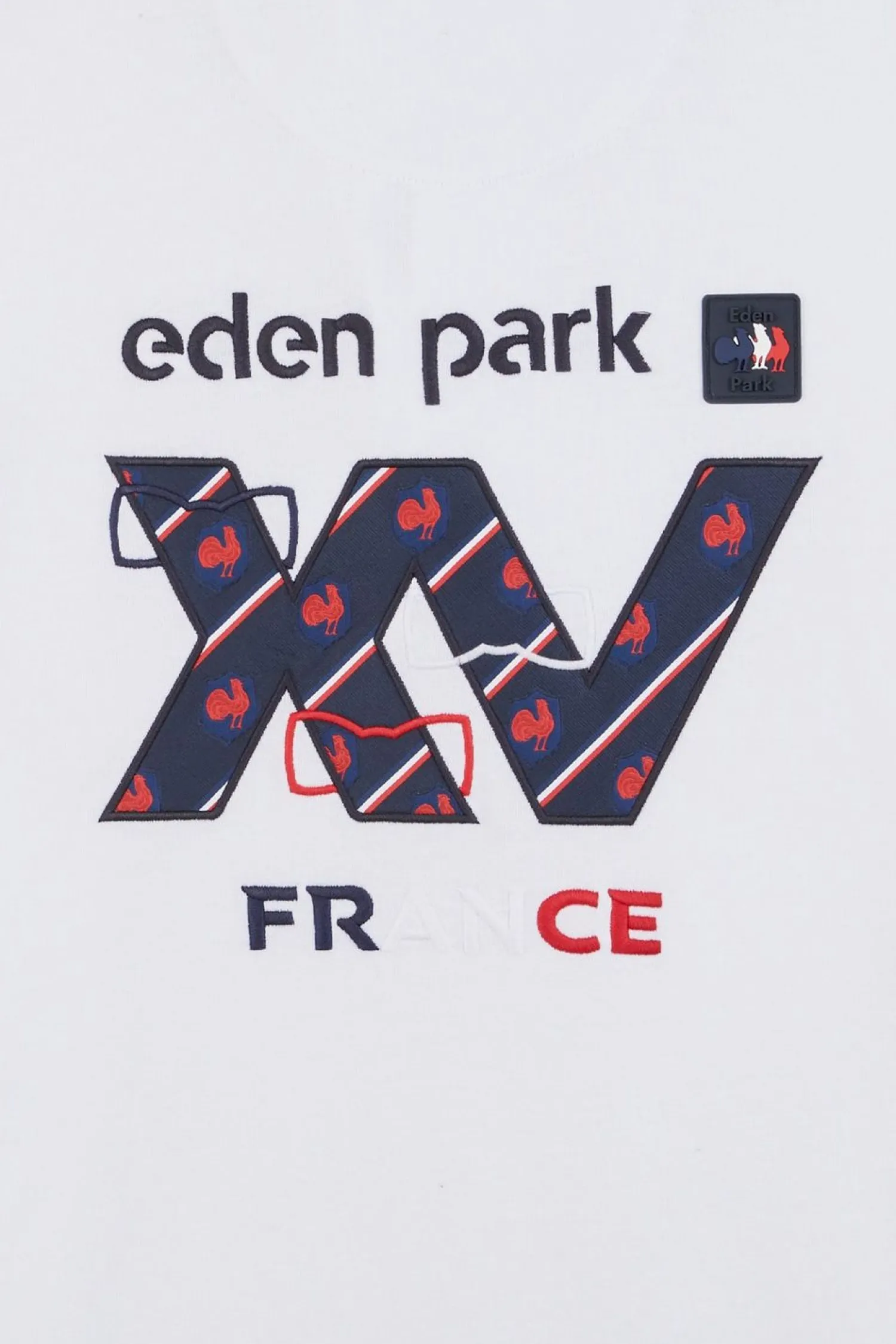 aiot Banc Coorbock anche Courte A Broderie Xv De France Homme Maillots De Rugby