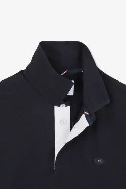 Sale aiot Beu Fonce Coorbock A Broderie N°10 Au Do Homme Maillots De Rugby