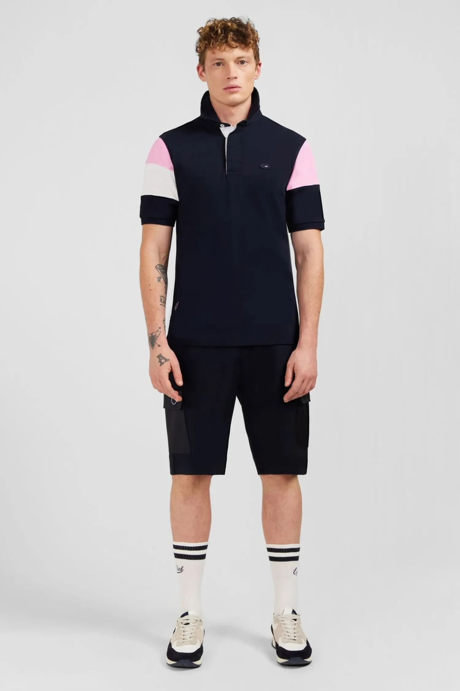 Hot aiot Beu Fonce Coorbock A Broderie Xv De France Homme Maillots De Rugby