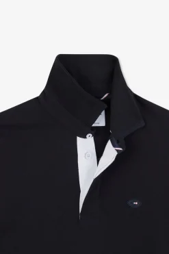 Hot aiot Beu Fonce Coorbock A Broderie Xv De France Homme Maillots De Rugby