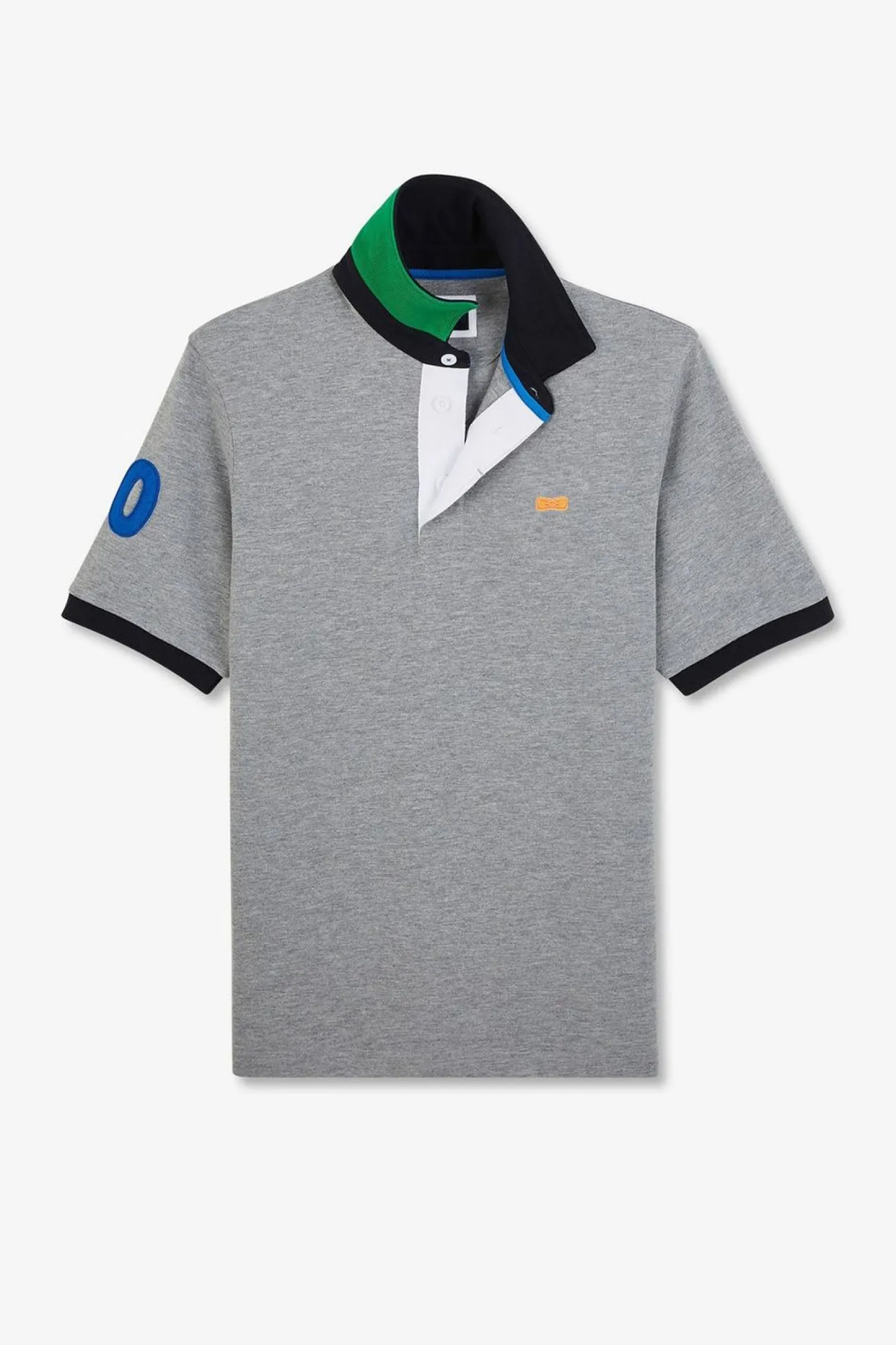 Outlet aiot Gri A anche Courte Homme Maillots De Rugby