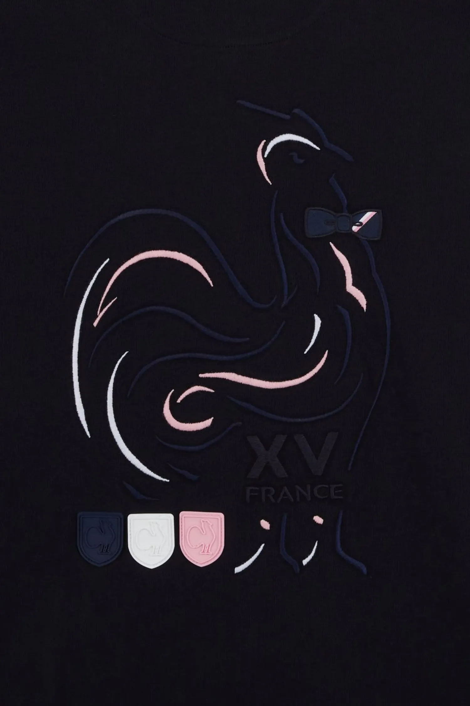New aiot Roe Coorbock A Broderie Coq Au Do Homme Maillots De Rugby