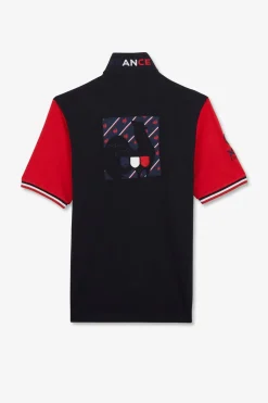 Hot aiot Rouge Coorbock A Broderie Coq Au Do Homme Maillots De Rugby