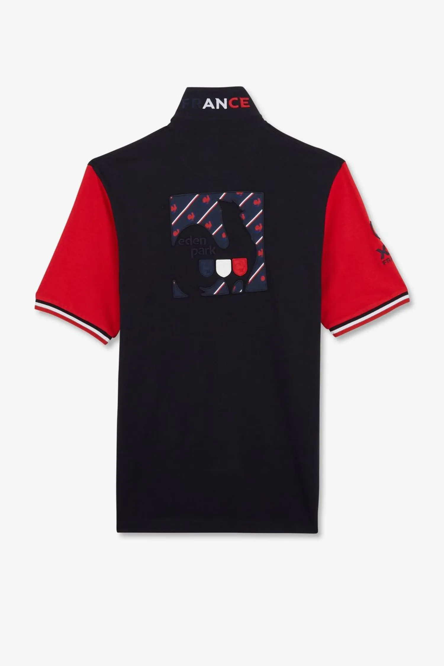 Hot aiot Rouge Coorbock A Broderie Coq Au Do Homme Maillots De Rugby