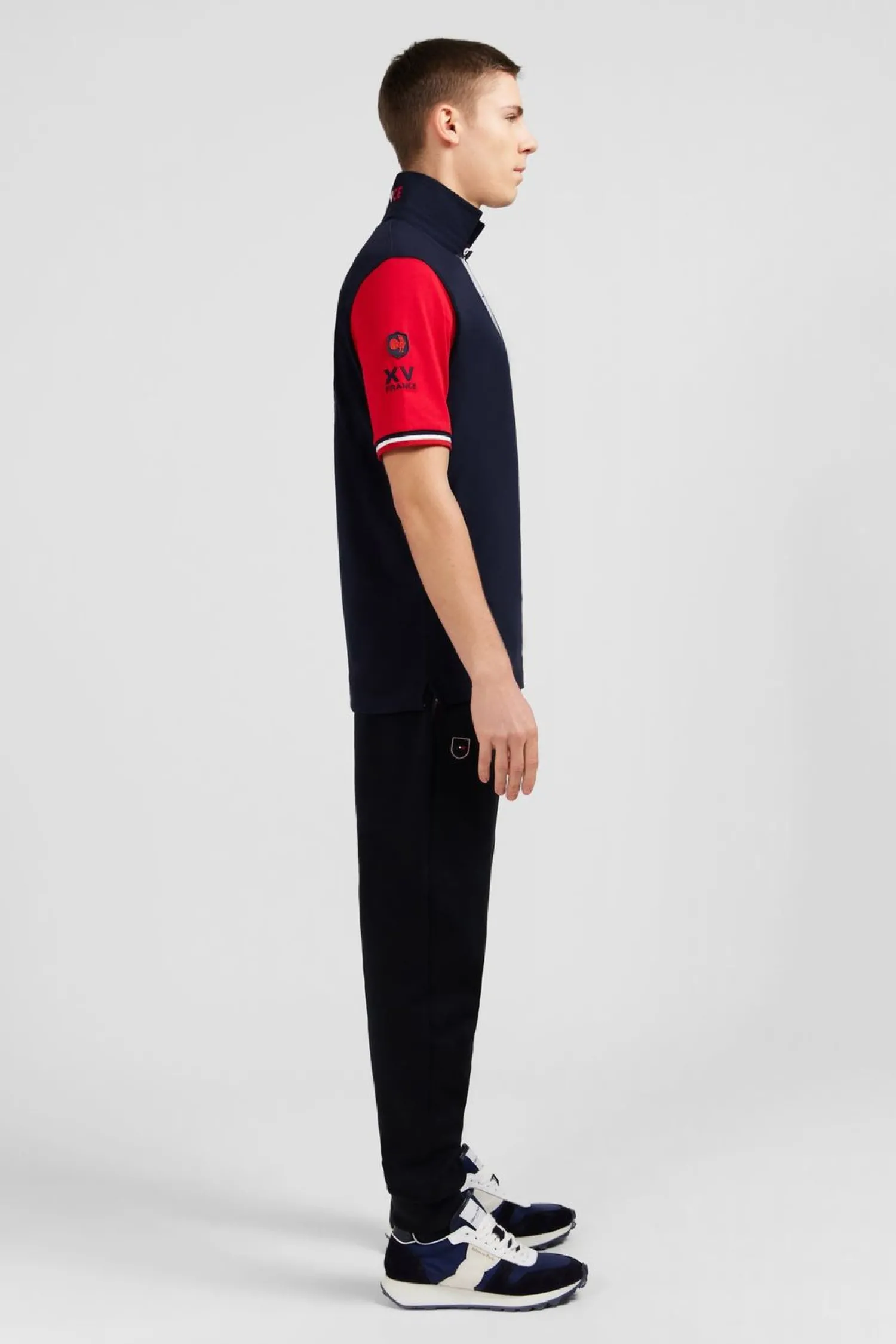 Hot aiot Rouge Coorbock A Broderie Coq Au Do Homme Maillots De Rugby