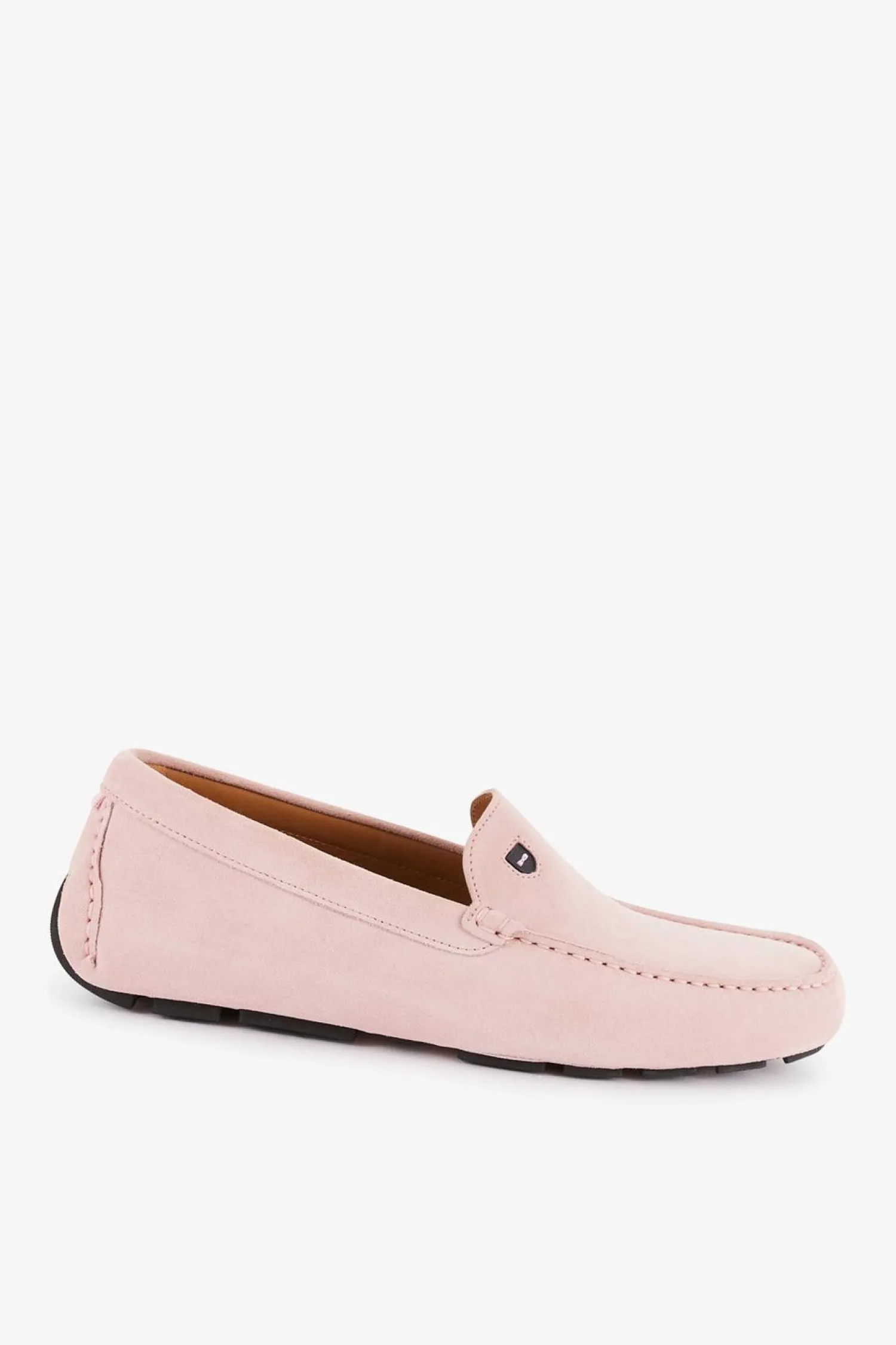 Online Mocassins Roses En Cuir Suede Homme Mocassins