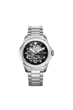Outlet Montre Automatique Skeleton En Acier Homme Montre