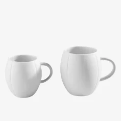 Online Mug Blanc En Porcelaine De Limoges - Petit Modele Art De La Table