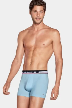 Pack De 2 Boxer Beu Cie Et Beu Uni Ceinture Contratante Homme Sous-Vêtements