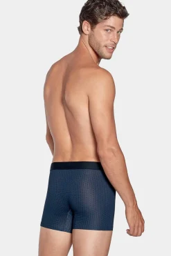 Discount Pack De 2 Boxer Beu Detai otif Et Uni Homme Sous-Vêtements