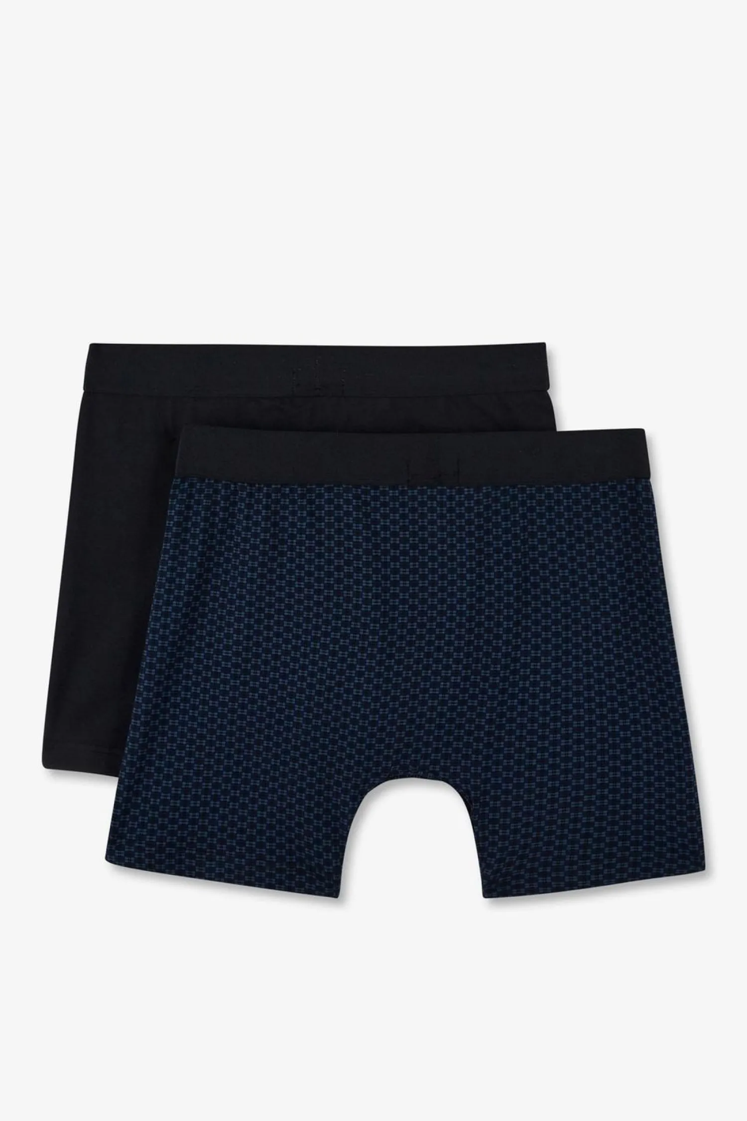 Discount Pack De 2 Boxer Beu Detai otif Et Uni Homme Sous-Vêtements