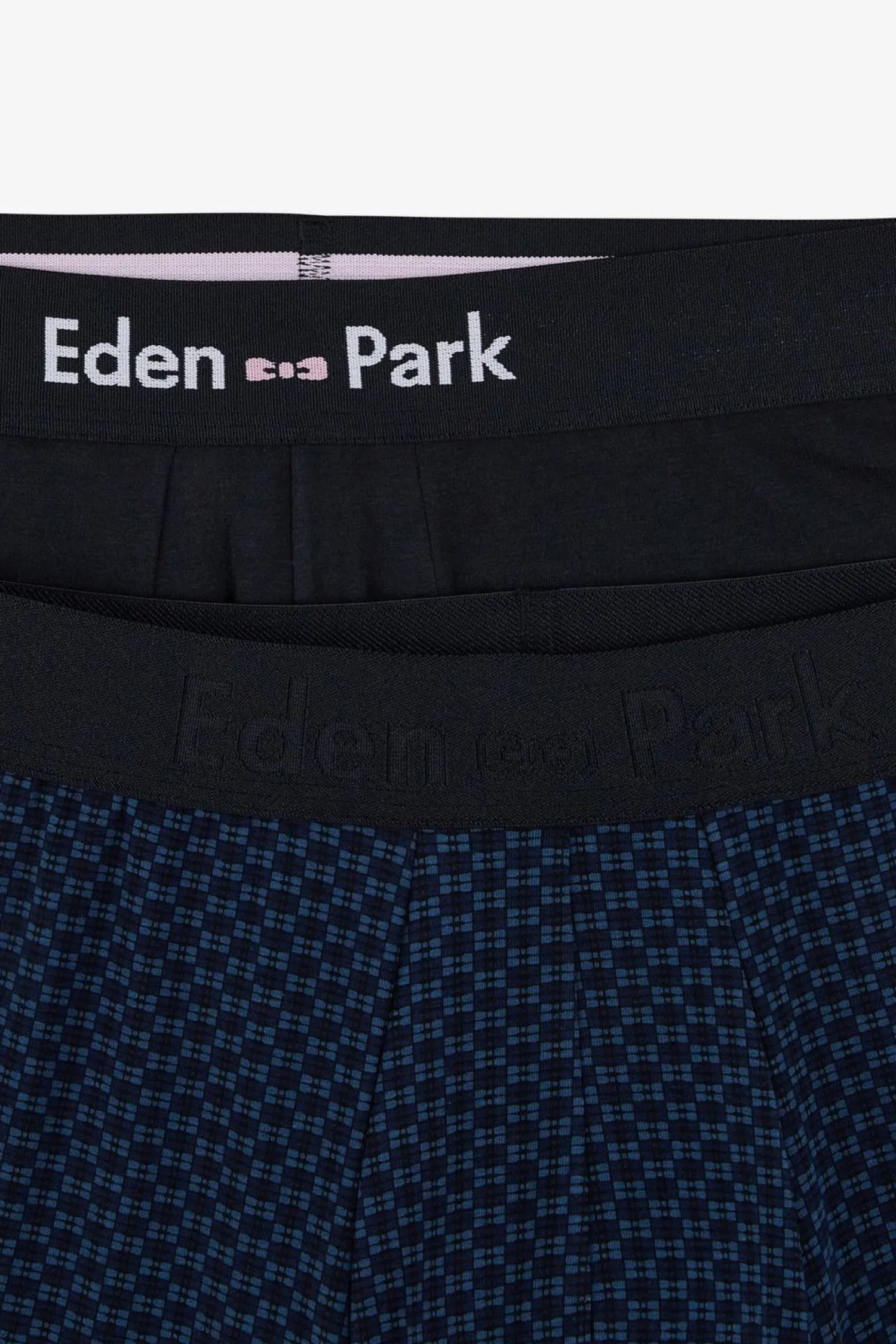Discount Pack De 2 Boxer Beu Detai otif Et Uni Homme Sous-Vêtements