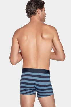 Best Pack De 2 Boxer Beu arine Rayure Beu Cair Et Uni Homme Sous-Vêtements