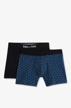 Discount Pack De 2 Boxer Beu Uni Et Noeud Papion Homme Sous-Vêtements