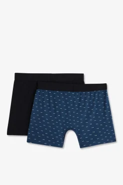 Discount Pack De 2 Boxer Beu Uni Et Noeud Papion Homme Sous-Vêtements