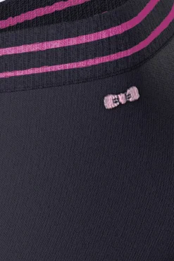 Clearance Paire De Chaussettes Basses Marine A Bords Fuchsia En Coton Stretch Homme Chaussettes