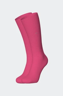 Online Paire De Chaussettes Cerclees Rouges En Coton Stretch Homme Chaussettes