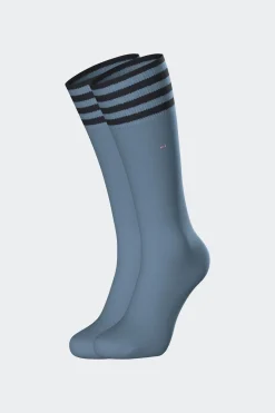 Sale Paire De Chaussettes Ciel A Bords Rayes En Coton Stretch Homme Chaussettes