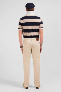 Online Pantalon Beige Droit 5 Poches Homme Pantalons