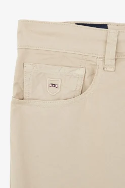 Online Pantalon Beige Droit 5 Poches Homme Pantalons