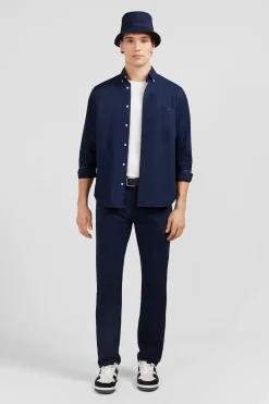 Online Pantalon Bleu Marine Droit 5 Poches Homme Pantalons