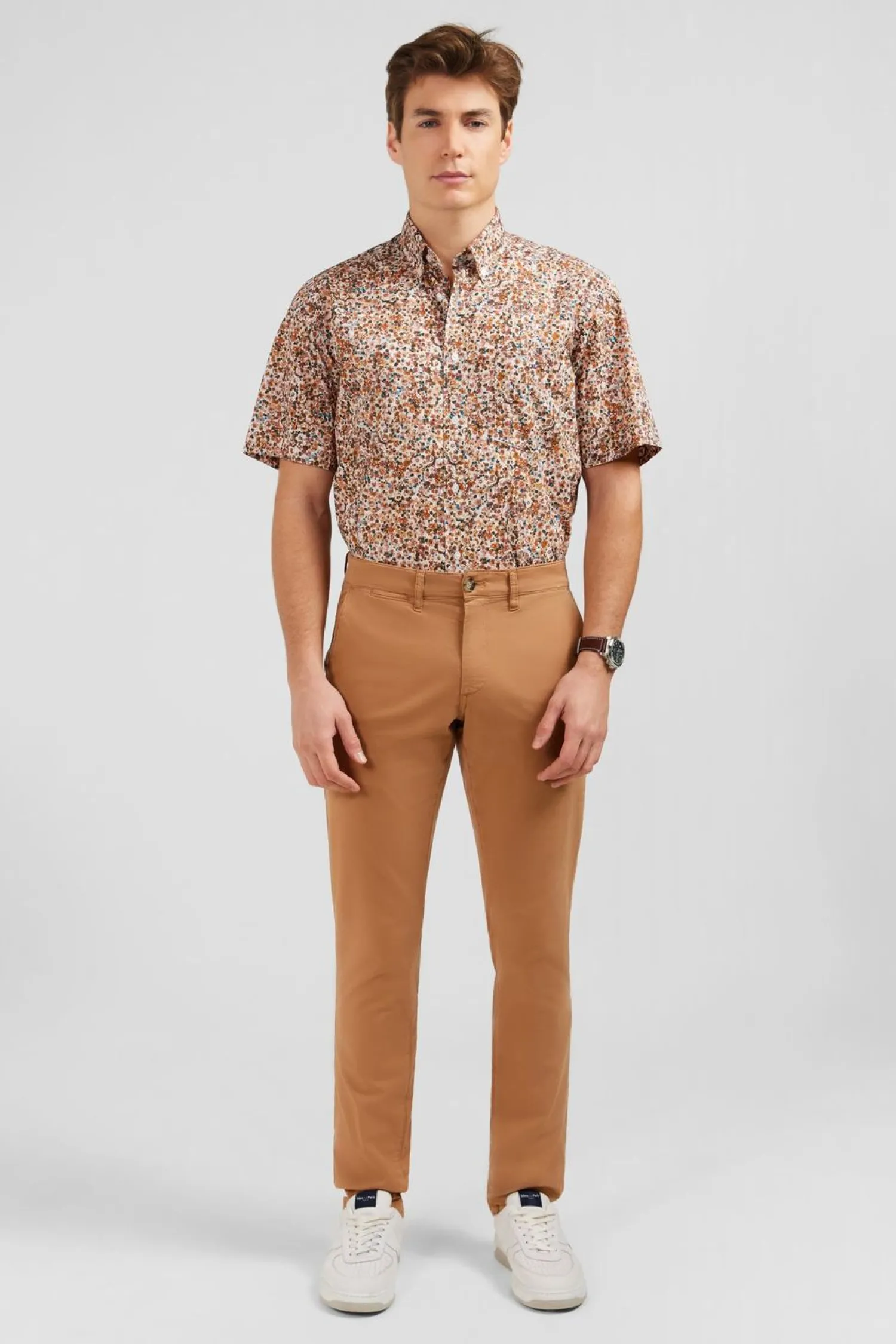 Pantalon Chino Beige Homme Pantalons