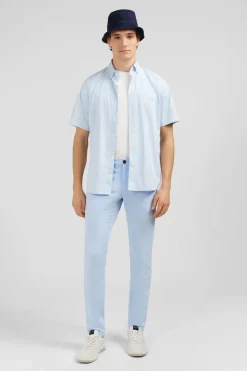 Sale Pantalon Chino Bleu Clair Homme Pantalons