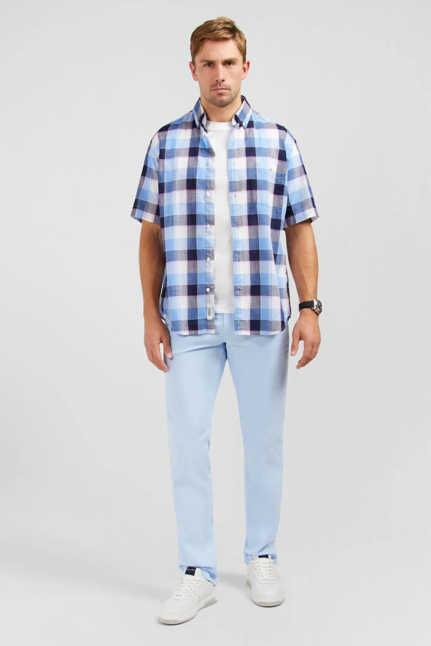 Best Pantalon Chino Bleu Clair Homme Pantalons