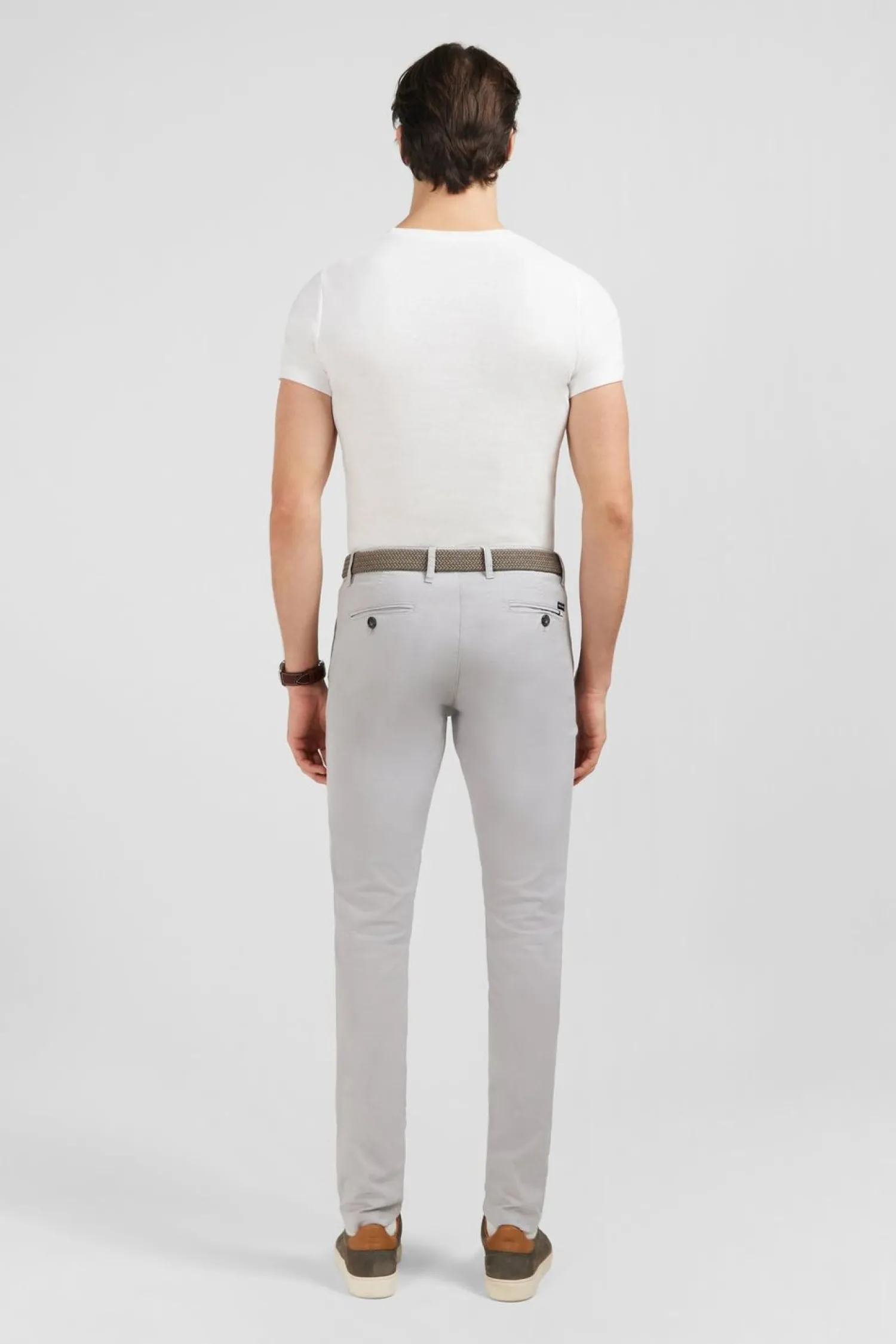 New Pantalon Chino Gris Homme Pantalons